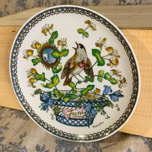 VTG Hutschenrether Germany 6.25" Months of the Year Plate JUNE Ole Winther